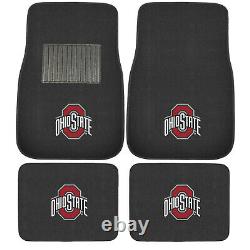 NCAA Ohio State Buckeyes Car Truck Seat Covers Steering Wheel Cover & Floor Mats