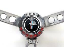 NEW 1965 1966 Mustang Pony / Deluxe Steering Wheel with Cap