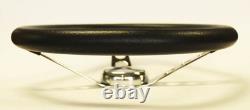 NEW! 1965 1969 Mustang Black Steering Wheel Grant 13 1/2 with chrome spokes
