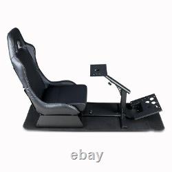 NEW Evolution Simulator Cockpit Steering Wheel Stand Racing Seat Gaming Chair