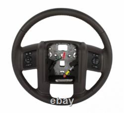 NEW OEM 2013-2016 Ford F-Super Duty ADOBE Leather Steering Wheel DC3Z3600CB GRAY