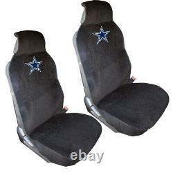 NFL Dallas Cowboys Car Truck Seat Covers Steering Wheel Cover & Floor Mats Set