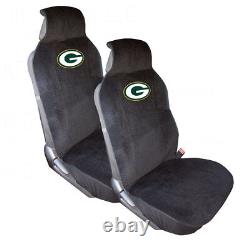 NFL Green Bay Packers Car Truck Seat Covers Steering Wheel Cover & Floor Mats