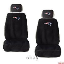 NFL New England Patriots Car Truck Seat Covers Floor Mats Steering Wheel Cover