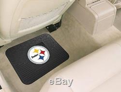 NFL Pittsburgh Steelers Car Truck Seat Covers Floor Mats & Steering Wheel Cover