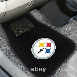 NFL Pittsburgh Steelers Car Truck Seat Covers Steering Wheel Cover & Floor Mats