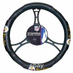 NFL Pittsburgh Steelers Car Truck Seat Covers Steering Wheel Cover & Floor Mats