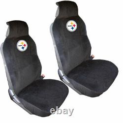 NFL Pittsburgh Steelers Car Truck Seat Covers Steering Wheel Cover & Floor Mats