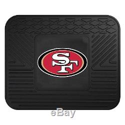 NFL San Francisco 49ers Car Truck Seat Covers Floor Mats & Steering Wheel Cover
