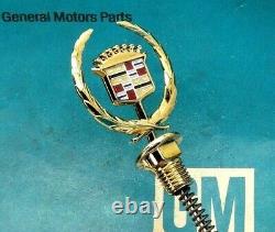 NOS 97 98 99 CADILLAC GOLD DeVILLE HOOD ORNAMENT EMBLEM VOGUE OEM GM VOGUE