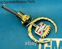 NOS 97 98 99 CADILLAC GOLD DeVILLE HOOD ORNAMENT EMBLEM VOGUE OEM GM VOGUE