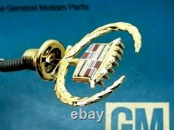 NOS 97 98 99 CADILLAC GOLD DeVILLE HOOD ORNAMENT EMBLEM VOGUE OEM GM VOGUE