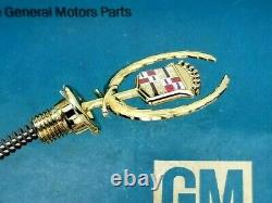 NOS 97 98 99 CADILLAC GOLD DeVILLE HOOD ORNAMENT EMBLEM VOGUE OEM GM VOGUE