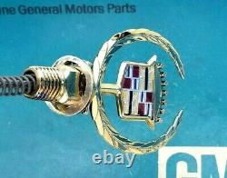 NOS 97 98 99 CADILLAC GOLD DeVILLE HOOD ORNAMENT EMBLEM VOGUE OEM GM VOGUE