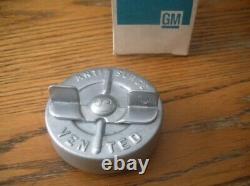 NOS GM Vented Gas Fuel Tank Cap Embossed 3843698 64-70 Chevelle 69 70 Camaro