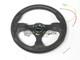 Nrg 320mm Sport Leather Steering Wheel Black With Carbon Fiber Inserts & 3 Spoke