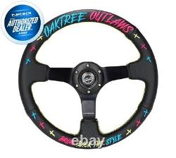NRG Innovations Oaktree Outlaws Limited Run Steering Wheel RST-036MB-OTOL-TRI