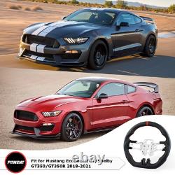 Nappa Leather Steering Wheel for Ford Mustang EcoBoost GT 2018-2023 in stock