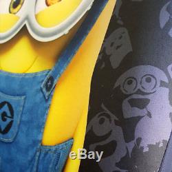 New 10 Pcs Despicable Me Minion Car Seat Covers Floor Mats Steering Wheel Gift