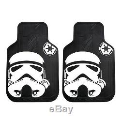 New 10pc STAR WARS Stormtrooper Car Floor Mats Seat Covers Steering Wheel Cover