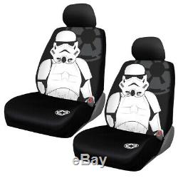 New 10pc STAR WARS Stormtrooper Car Floor Mats Seat Covers Steering Wheel Cover