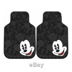 New 12pc Mickey Mouse Car Floor Mats Seat Covers & Steering Wheel Cover Gift Set