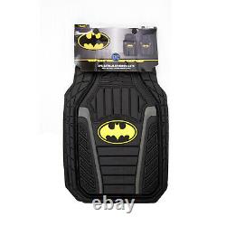 New 14pc BATMAN Classic Car Truck Seat Covers Floor Mats & Steering Wheel Cover