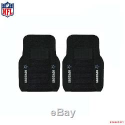 New 5pcs NFL Dallas Cowboys Car Truck Seat Cover Floor Mats Steering Wheel Cover