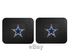 New 7pcs NFL Dallas Cowboys Car Truck Seat Cover Floor Mats Steering Wheel Cover