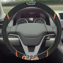 New 8pc NCAA Florida Gators Seat Covers Floor Mats Steering Wheel Cover & Emblem