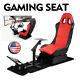 New Evolution Simulator Cockpit Steering Wheel Stand Racing Seat Gaming Chair Ss