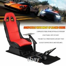 New Evolution Simulator Cockpit Steering Wheel Stand Racing Seat Gaming Chair SS