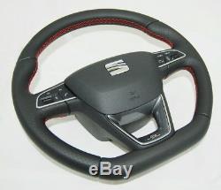 New Genuine Seat Fr Flat Bottom Multifunction Steering Wheel 7n5419091f Ngv