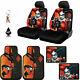 New Harley Quinn Car Seat Covers Floor Mats Steering Wheel Cover Set For Nissan