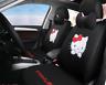 New Hello Kitty Five Seats Car Seat Cover Steering Wheel Headrest Fashion Models