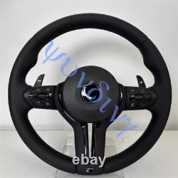 New M Steering Wheel For BMW F06 F07 F10 F11 F12 F01 F02 F03 5 6 7 Series Black