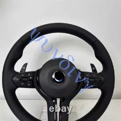 New M Steering Wheel For BMW F06 F07 F10 F11 F12 F01 F02 F03 5 6 7 Series Black