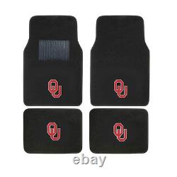 New NCAA Oklahoma Sooners Car Truck Seat Covers Floor Mats Steering Wheel Cover