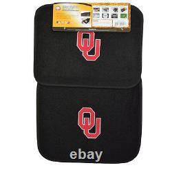 New NCAA Oklahoma Sooners Car Truck Seat Covers Floor Mats Steering Wheel Cover