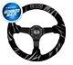 New Nrg Jeff Jones Limited Run Steering Wheel 350mm Deep Dish Rst-036mb-s-jjr