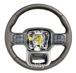 New OEM Ford Steering Wheel Brown Leather Heated 2021-23 Ford F150 ML3Z-3600-FL