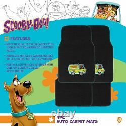 New Scooby Doo By Doo Car Front Rear Floor Mats Seat Covers Steering Wheel Cover