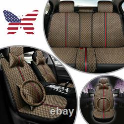 Newest Stripe Design Car Seat Cover Fashion Auto Decor Protector Comfort Cushion