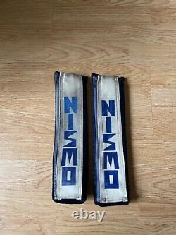 Nismo Old Logo Seat Belt Harness Pads Rare R32 R33 S13 S14 Steering Wheel GTR