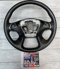 Nissan Pathfinder Steering Wheel With Leather Charcoal Oem 484303kf4a