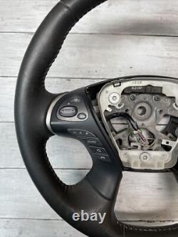Nissan Pathfinder Steering Wheel With Leather Charcoal Oem 484303kf4a