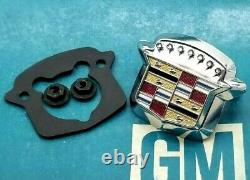 Nos 71 78 Cadillac Trunk Lock Cover Emblem Flip LID Crest Deck Slider Gm Flipper