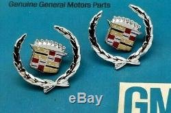 Nos 76 77 78 79 Cadillac Seville Crest Wreath Roof Emblem Set Sail Panel Gm Trim