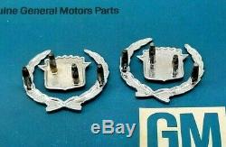 Nos 76 77 78 79 Cadillac Seville Crest Wreath Roof Emblem Set Sail Panel Gm Trim