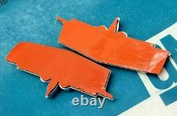 Nos 80 90 Chevy Caprice Classic Crest Sail Panel Roof Emblem Set Gm